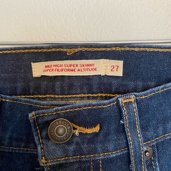 Mile High Super Skinny Levi Jeans - Picture 4 of 4